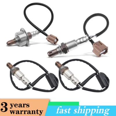 Sensor de oxígeno aguas arriba y aguas abajo 4 piezas para Nissan 2011 Murano Quest 2014 Máxima 3,5 L Foto 1 de 4