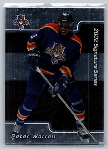 2001-02 BAP SIGNATURE SERIES HOCKEY 061 PETER WORRELL PANTHERS - Picture 1 of 2