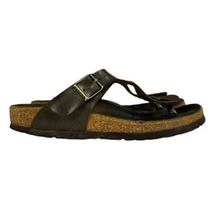 Birkenstock Zehenstegsandalen Gizeh braun Leder Damen Größe EU 37 US 6-6,5 - Bild 1 von 11
