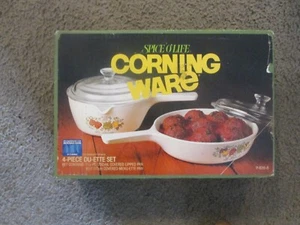 Vintage Corning Ware Spice o Life 4 Piece Du-Ette Set New in Box Sealed P-839-8 - Picture 1 of 1