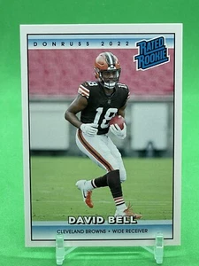 David Bell 2022 Panini Instant NFL Rated Rookie Retro RR30 Browns RC SP - Picture 1 of 3