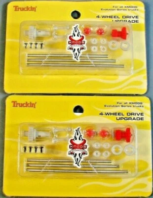 2 NEW XMODS RC Evolution Truckin Truck All 4 Wheel Drive Upgrade Kit 60-8573 - Image 1 of 4