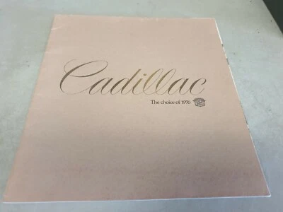 1976 CADILLAC USA   Original Sales Brochure  - image 1 of 4