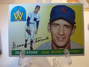 Tarjeta de béisbol Topps #60 1955 de Dean Stone (16122) - Imagen 1 de 2