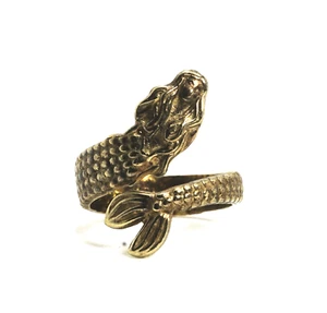 Alex And ANI Sterling Silver Dragon Bypass Ring, Size 6 1/2 - Picture 1 of 5