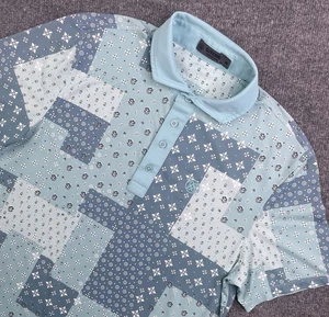 G Fore Poloshirt Herren Medium All Over Print Grün Performance - Bild 1 von 7