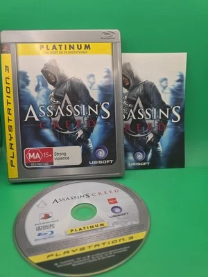 Assassins Creed Sony Playstation 3 PS3 Complete W Manual - Very Good Condition - Image 1 of 3