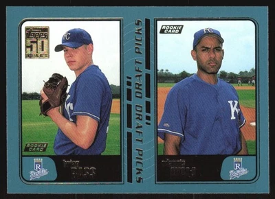 2001 Topps Draft Picks Brian Bass/Odannis Ayala RC #747 Kansas City Royals - Image 1 of 2