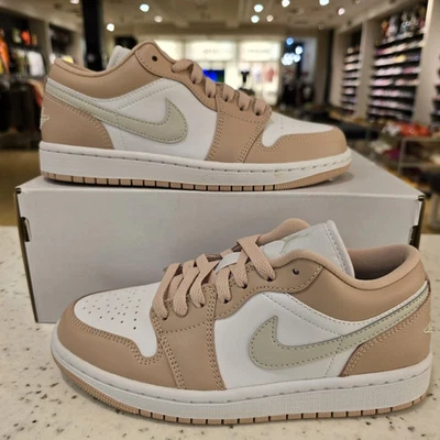 Size 6 - Nike Air Jordan 1 Low Particle Beige Women's White Bone DC0774-120 - Image 1 of 4