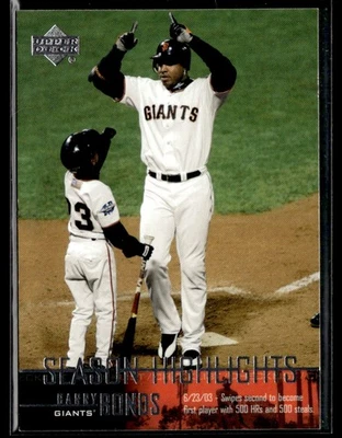 2004 Upper Deck #262 Barry Bonds Baseball Card 1802M - Image 1 of 2