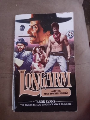Longarm and the Mad Bomber's Bride by Tabor Evans Vintage Paperback Book GREAT - Image 1 of 2
