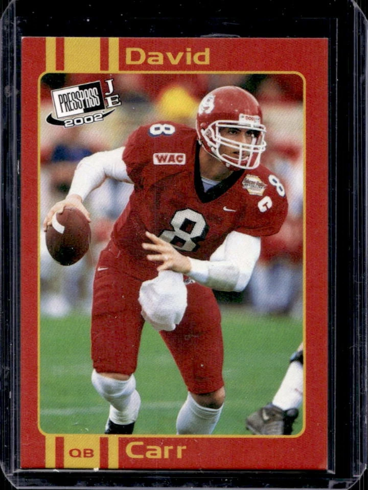 2002 Press Pass JE David Carr Old School Rookie RC Rookie #OS1 Bulldogs - Image 1 of 2