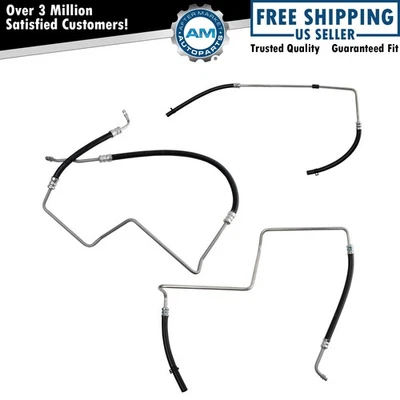 Juego de 3 piezas de kit de montaje de manguera de retorno de presión de dirección asistida para Trailblazer Envoy Foto 1 de 4