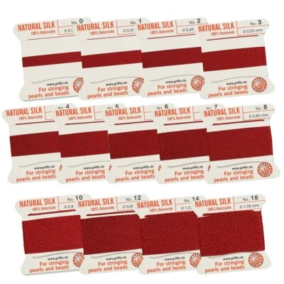 GARATE Grifo Cuentas de Seda Cordón Hilo Hacer Borlas de Seda, Cordón de Anudar Perlas Foto 1 de 4