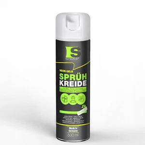Spraytive 1x 500ml Sprühkreide neon-gelb Kreidespray Markierungsspray Farbspray - Bild 1 von 6
