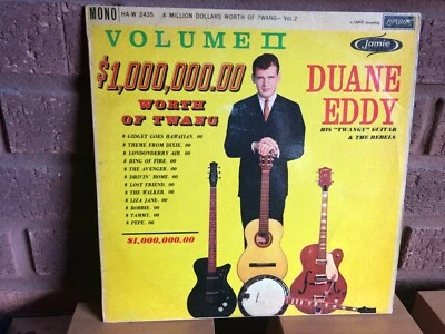 Duane Eddy –A Million Dollars Worth Of Twang Vinyl  LP Mono '62 UK VG+/VG - Image 1 of 4
