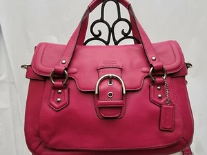 Coach Eva - Fushia Pink F28629 NWOTS - Picture 1 of 8