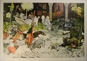 Serigraphy Sérigraphie Serigrafia DE ROSA RAFFAELE 1980 P.di A 50x 70 Firmato - Foto 1 di 1