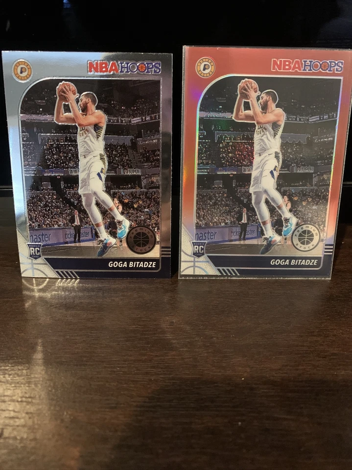 Goga Bitadze 2019-20 Panini NBA Hoops Premium Stock *red* Prizm RC and base - Image 1 of 1
