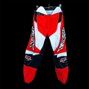 Fox Racing 180 Motocross Pants Mens Sz 32 Red White Black Off Road Dirt Bike - Picture 1 of 7