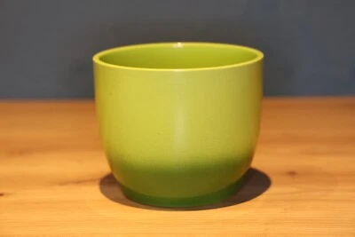 Übertopf Blumentopf grüner Farbverlauf Ø 11,5 cm *** J.E. Schum GmbH, Würzburg - Bild 1 von 4