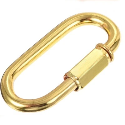 925 Sterling Silver Handmade Carabiner Lock Jewelry - Image 1 of 2