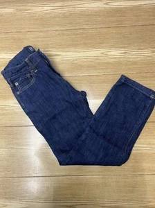 Pantalones Para Niños Jovenes GAP Jean Mezclilla Rectos Color Azul Talla 10 - Picture 1 of 17