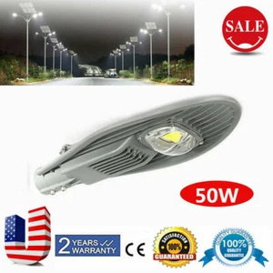50W LED Mini Street Light Industrial Outdoor Garden Yard Spot Floodlight IP65 US - Picture 1 of 15