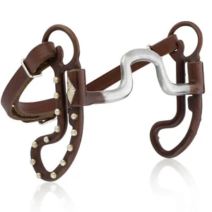 Mikmar Original Legacy Western Bit with Stainless Dots and Antique Bronze Shanks - Picture 1 of 1