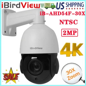 1080P 2.0MP 30X 4.5'' ZOOM 4in1 AHD/TVI/CVI/CVBS Speed Dome IR Night PTZ Camera - Picture 1 of 14