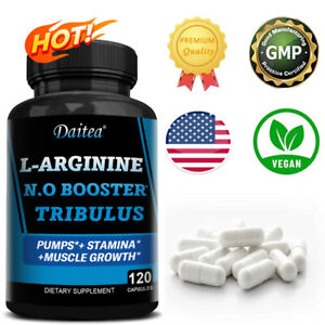 Nitric Oxide Booster L-Arginin, L-Citrulline Muscle 30 To 120 Capsules