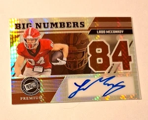 2024 Press Pass Premium Big Numbers #LMC Ladd McConkey XRc Auto #20/25 - Foto 1 di 3