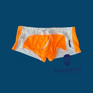 AussieBum Mens gibsons orange handlebar swim trunk Swimwear Size M L XL - Picture 1 of 10