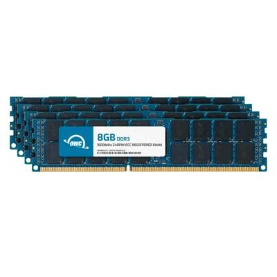OWC 32GB (4x8GB) DDR3L 1600MHz 1Rx4 ECC Registered RDIMM 240pin Memory RAM - Image 1 of 4