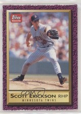 1990-93 Topps Magazine Cards Scott Erickson #TM62 Rookie RC