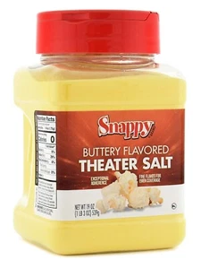 Sal de palomitas de maíz de teatro con sabor a mantequilla Snappy, 19 onzas - Imagen 1 de 3
