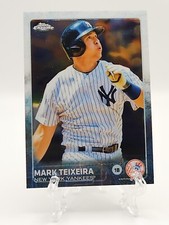 2015 Topps Chrome Mark Teixeira Card No. 185 New York Yankees 