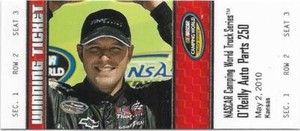 Johnny Sauter 2011 Press Pass Winning Ticket #WT42