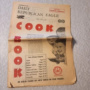 Red Wing MN Republican Eagle 1961 Cookbook 4th Annual Newspaper Supplement - Picture 1 of 8