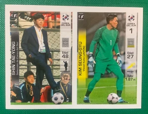 2018 EF Russia World Cup FIFA #287 SHIN TAE-YONG / KIM SEUNG-GYU  Sticker - Picture 1 of 2
