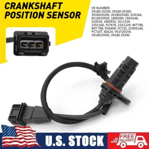 Sensor de posición del cigüeñal 39180-25300 EE. UU. para Hyundai Sonata Kia Optima 2,0/2,4 L - Imagen 1 de 11
