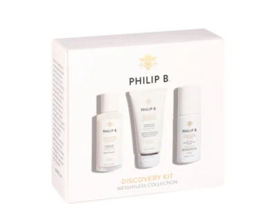 Philip B Discovery Hair Kit Set Weightless Volumizing Shampoo Conditioner Mist - Image 1 of 3