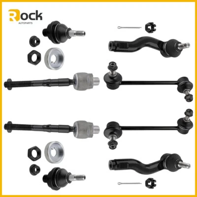 8pcs Front Sway Bars Ball Joints Outer Tierod for Lincoln MKZ 2007-2009 - Image 1 of 4