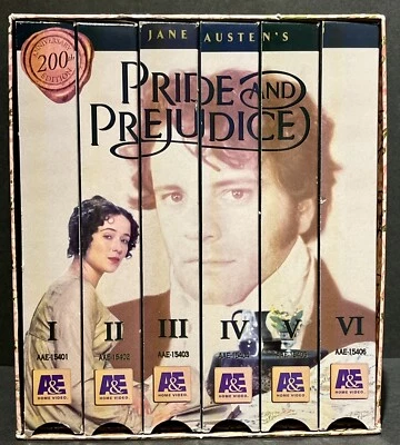 Pride and Prejudice (Mini-Series) (VHS, 1996, 6-Tape Set) 200th Anniversary Ed. - Image 1 of 4