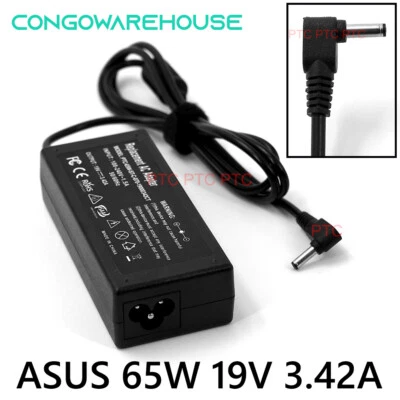 65W AC Power Adapter Charger Asus Ultrabook Zenbook UX32 UX42 UX301 U38N U38DT - image 1 of 4