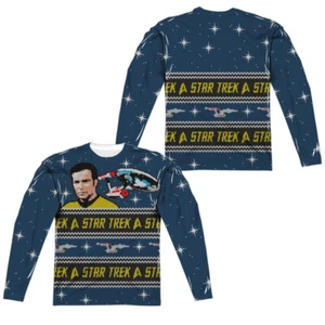 Camiseta Star Trek "Trek Sweater" Sublimación Tinte Doble Cara Manga Larga - Imagen 1 de 3