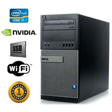 Dell Gaming PC I7, NVIDIA GTX 1650, SSD + 1TB, 32GB RAM, WIN10, Desktop Computer