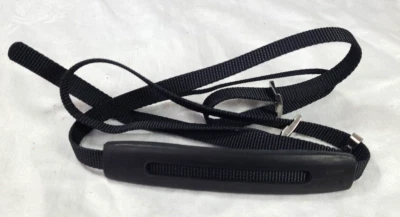 De colección NUEVO STOCK ANTIGUO 7/16" ancho Canon correa para cuello + protector de cuello de goma / #3079 Foto 1 de 4