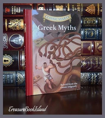 Greek Myths Gods Heroes Pandora New Illustrated Collectible Hardcover Gift - Image 1 of 4