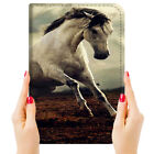 ( For Ipad Mini 1 2 3 4 5 ) Flip Case Cover Pb24007 White Horse